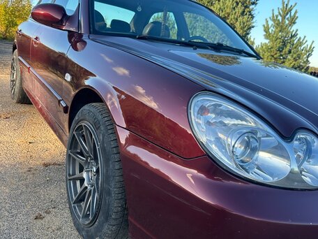 2007 Hyundai Sonata ТагАЗ IV (EF) Рестайлинг, красный, 599000 рублей, вид 2