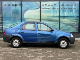 2006 Renault Logan I, синий, 155000 рублей, вид 4