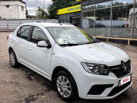 2021 Renault Logan II Рестайлинг, белый, 920000 рублей, вид 3