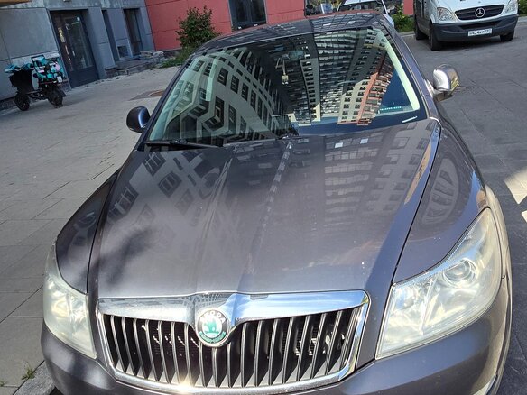 2012 Skoda Octavia II (A5) Рестайлинг, серый - вид 2