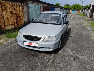 2008 Hyundai Accent ТагАЗ II, серебристый, 435000 рублей, вид 2