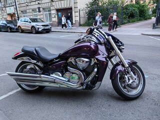 2007 Suzuki Boulevard M109R, фиолетовый, 950000 рублей, вид 2