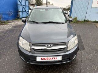 2016 Lada (ВАЗ) Granta I, серебристый, 398000 рублей, вид 4
