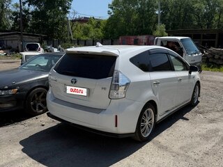 2013 Toyota Prius Alpha I (ZVW40/41), белый, 999990 рублей, вид 2
