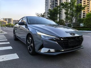 2021 Hyundai Elantra VII (CN7), серый, 1640000 рублей, вид 2