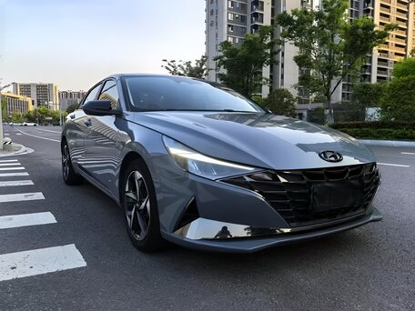 2021 Hyundai Elantra VII (CN7), серый, 1640000 рублей, вид 2