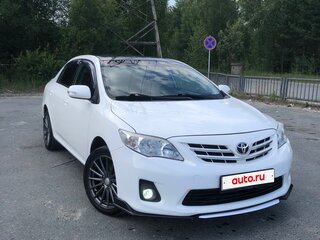 2012 Toyota Corolla X (E140, E150) Рестайлинг, белый, 1300000 рублей, вид 1