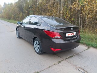 2016 Hyundai Solaris I Рестайлинг, коричневый, 1165000 рублей, вид 4