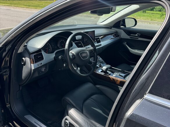 2014 Audi A8 Long III (D4), чёрный, 1850000 рублей - вид 9