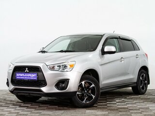 2014 Mitsubishi ASX I Рестайлинг, серебристый, 1199000 рублей, вид 2