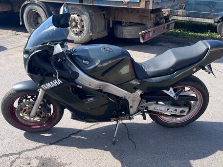 1992 Yamaha FZR1000, зелёный, 220000 рублей, вид 2
