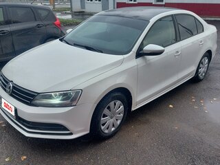 2015 Volkswagen Jetta VI Рестайлинг, белый, 800000 рублей, вид 4
