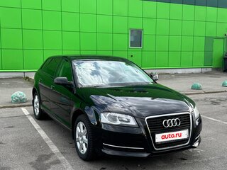 2012 Audi A3 II (8P) Рестайлинг 2, чёрный, 1099000 рублей, вид 1