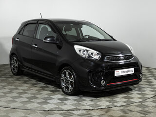 2015 Kia Picanto II Рестайлинг, чёрный, 1129700 рублей, вид 3