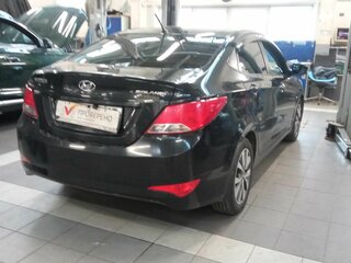 2015 Hyundai Solaris I Рестайлинг, чёрный, 999000 рублей, вид 3