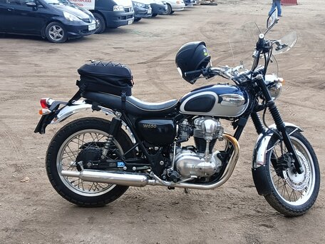1998 Kawasaki W 650, синий, 480000 рублей, вид 5