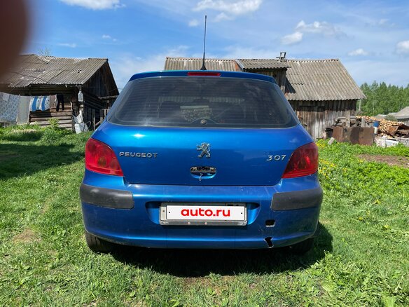 2004 Peugeot 307 I, синий, 250000 рублей - вид 6