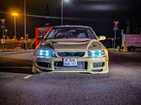 1999 Mitsubishi Galant VIII, жёлтый, 2000000 рублей - вид 6