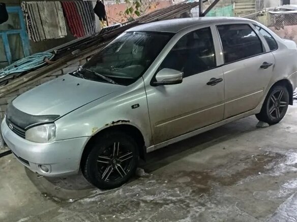 2010 Lada (ВАЗ) Kalina I, серебристый, 280000 рублей