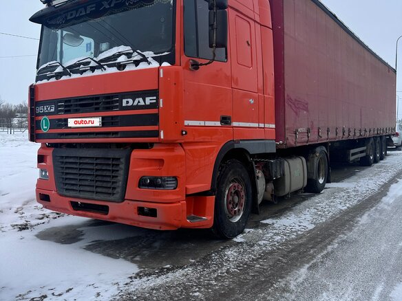 2000 DAF XF 95, оранжевый, 1000000 рублей - вид 1