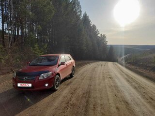 2008 Toyota Corolla Fielder X (E140, E150) Рестайлинг, красный, 720000 рублей, вид 3