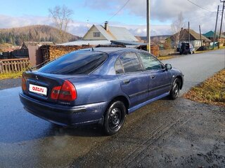 2001 Mitsubishi Carisma I Рестайлинг, синий, 220000 рублей, вид 4
