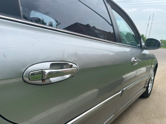 2003 Kia Magentis I Рестайлинг, серебристый, 279000 рублей - вид 13