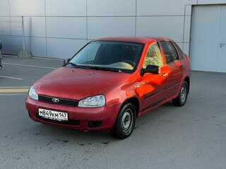 2006 Lada (ВАЗ) Kalina I, красный, 115000 рублей, вид 1
