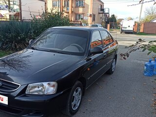 2011 Hyundai Accent ТагАЗ II, чёрный, 610000 рублей, вид 1