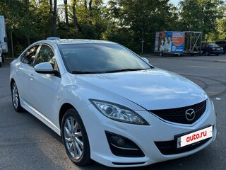 2011 Mazda 6 II (GH) Рестайлинг, белый, 1350000 рублей, вид 1