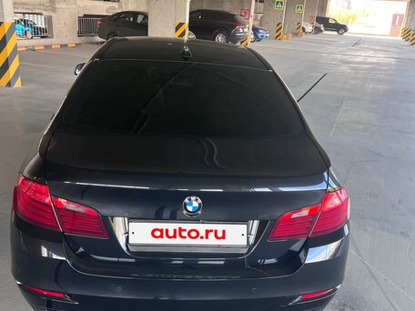 2016 BMW 5 серии 520d VI (F10/F11/F07) Рестайлинг, чёрный, 2400000 рублей, вид 4