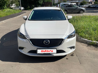 2017 Mazda 6 III (GJ) Рестайлинг, белый, 2500000 рублей, вид 1