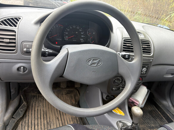 2007 Hyundai Accent ТагАЗ II, серый, 400000 рублей - вид 5