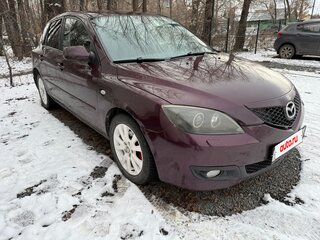 2007 Mazda 3 I (BK) Рестайлинг, пурпурный, 600000 рублей, вид 3