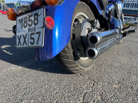 2015 Honda VT 1300CR Stateline, синий, 600000 рублей, вид 4
