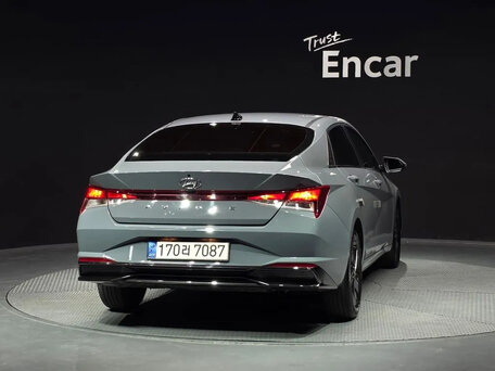 2022 Hyundai Avante VII, серый, 1656000 рублей, вид 4
