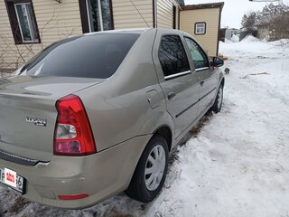 2012 Renault Logan I Рестайлинг, бежевый, 380000 рублей, вид 4