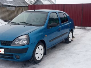2002 Renault Symbol I Рестайлинг, синий, 265000 рублей, вид 1