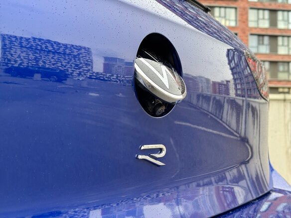 2021 Volkswagen Golf R VIII, синий, 3800000 рублей - вид 10