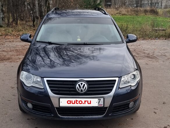 2009 Volkswagen Passat B6, синий, 740000 рублей - вид 1