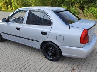 2007 Hyundai Accent ТагАЗ II, серебристый, 410000 рублей, вид 4