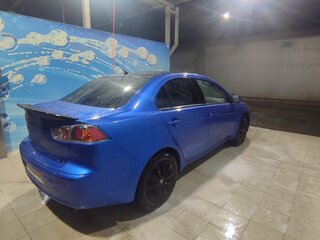 2008 Mitsubishi Lancer X, синий, 600000 рублей, вид 3