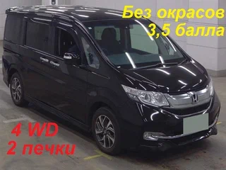 2017 Honda Stepwgn Spada V, чёрный, 1300000 рублей, вид 1