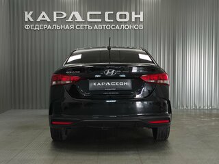 2021 Hyundai Solaris II Рестайлинг, чёрный, 1419000 рублей, вид 4