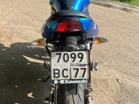 2008 Kawasaki ER-6N, синий, 300000 рублей, вид 4