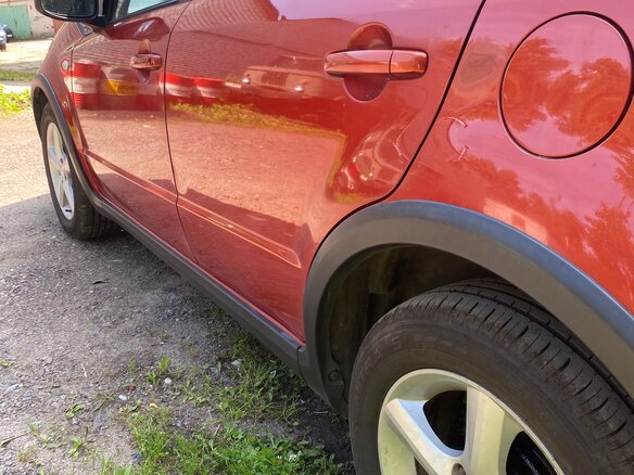 2008 Suzuki SX4 I (Classic), красный - вид 6