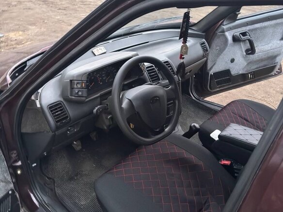 1999 Lada (ВАЗ) 2110, красный, 230000 рублей - вид 12
