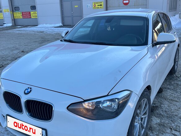 2013 BMW 1 серии 116i II (F20/F21), белый, 1030000 рублей - вид 2