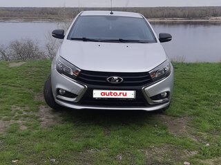 2021 Lada (ВАЗ) Vesta I, серебристый, 1150000 рублей, вид 3