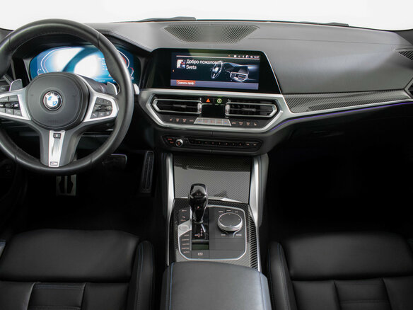 2021 BMW 4 серии 420d xDrive G22, G23, G26, чёрный, 6077000 рублей - вид 10